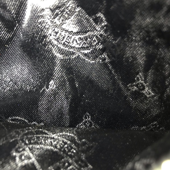 NWOT Betsey Johnson Betseyville Wristlet Black Sequins Pink Accents On The Go - Picture 8 of 9